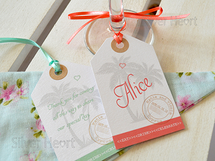 Luggage Tag Place Name Settings - Double Sided